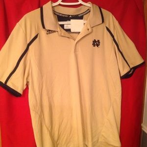 Norte Dame golf shirt